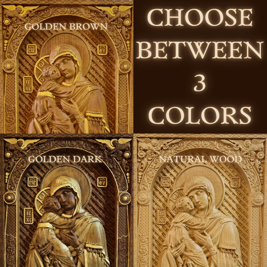 Moneyless Saints Cosmas and Damian Wooden Carved Handcrafted Christian Religious Icon. Byzantine Home Wall Art Decor Gift. Orthodox Greek Woodcarving Sculpture.