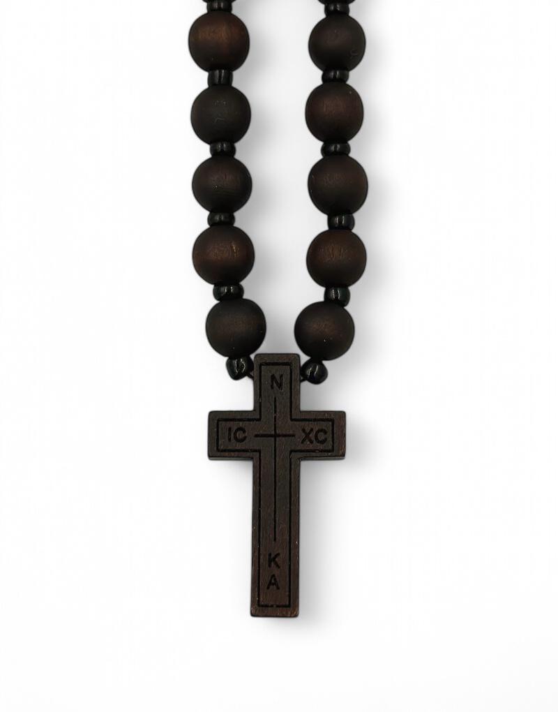 Neck Cross Wooden Carved Handmade Jewelry.