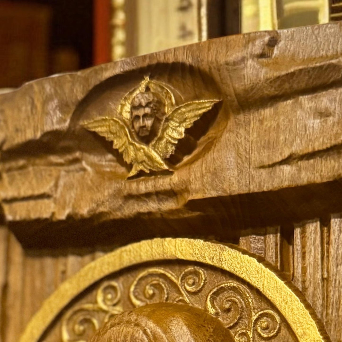 Saint Anastasia Wooden Carved Handcrafted Christian Religious Icon. Byzantine Home Wall Art Decor Gift. Orthodox Greek Woodcarving Sculpture.