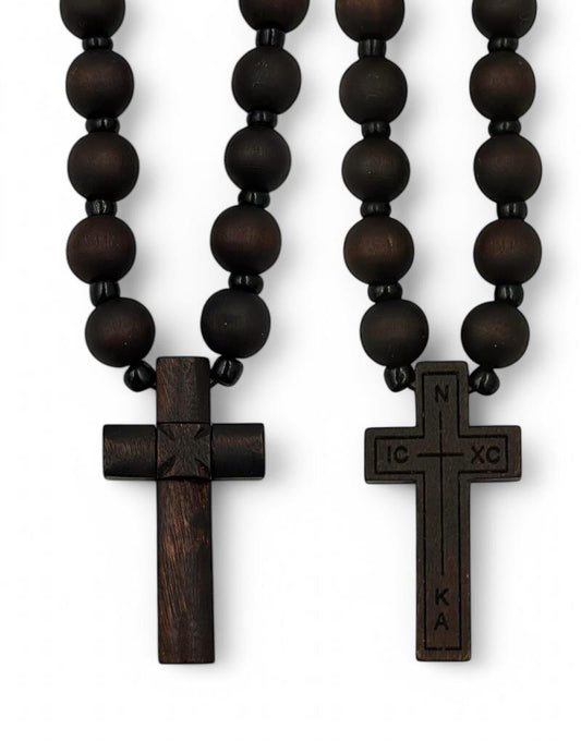 Neck Cross Wooden Carved Handmade Jewelry.