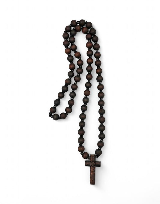 Neck Cross Wooden Carved Handmade Jewelry.