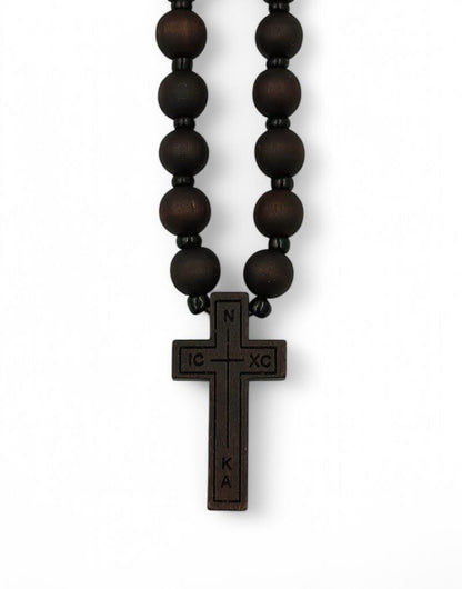 Neck Cross Wooden Carved Handmade Jewelry.