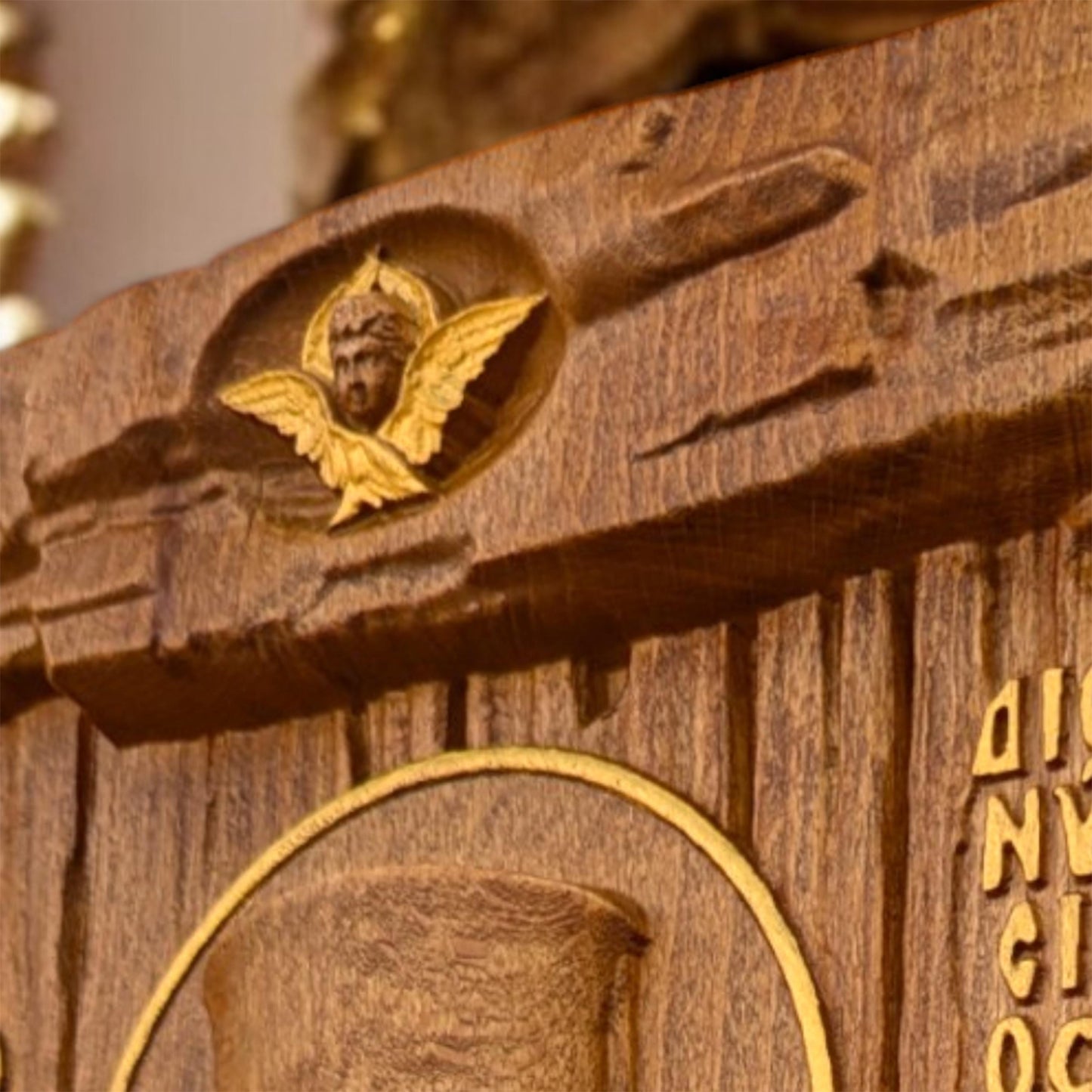 Saint Dionysios of Zakynthos Wooden Carved Handcrafted Christian Religious Icon. Byzantine Home Wall Art Decor Gift. Orthodox Greek Woodcarving Sculpture.