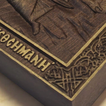 Jesus Christ praying Gethsemane Wooden Carved Handcrafted Christian Religious Icon. Byzantine Home Wall Art Decor Gift. Orthodox Greek Woodcarving Sculpture.